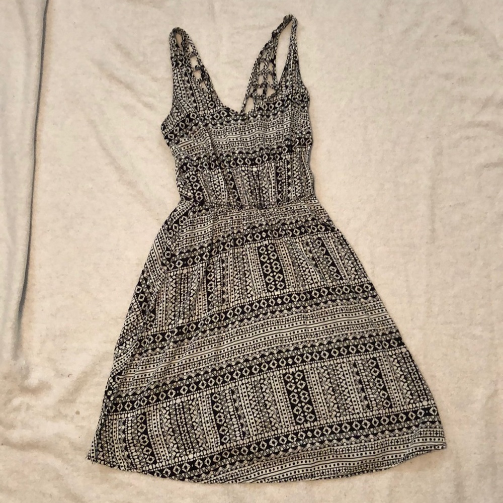 Black and white sundress